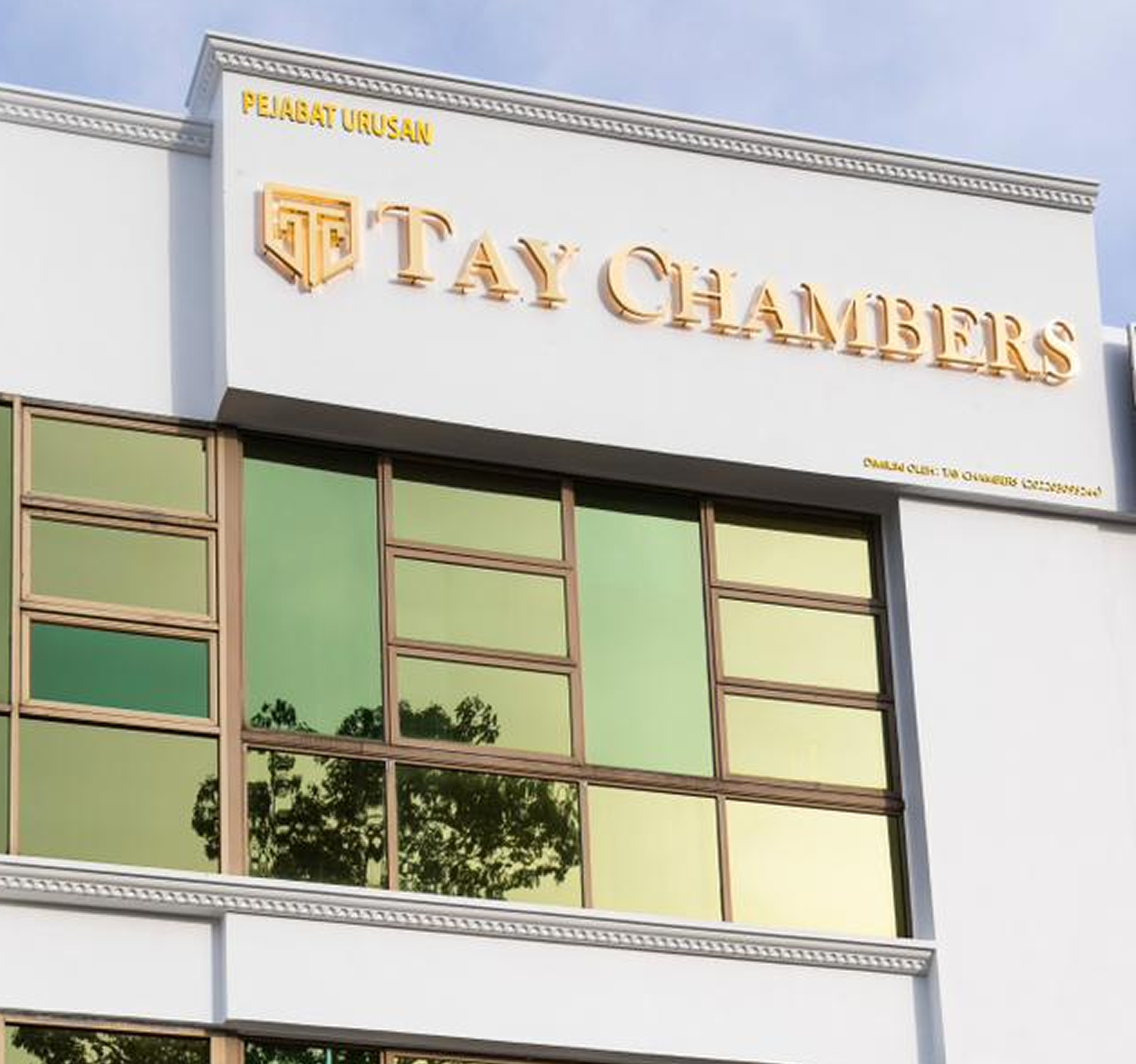 Tay Chambers building facade and office premises
